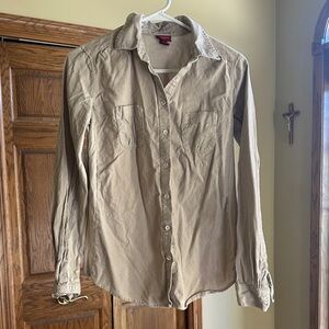 Merona Beige Corduroy Shirt!